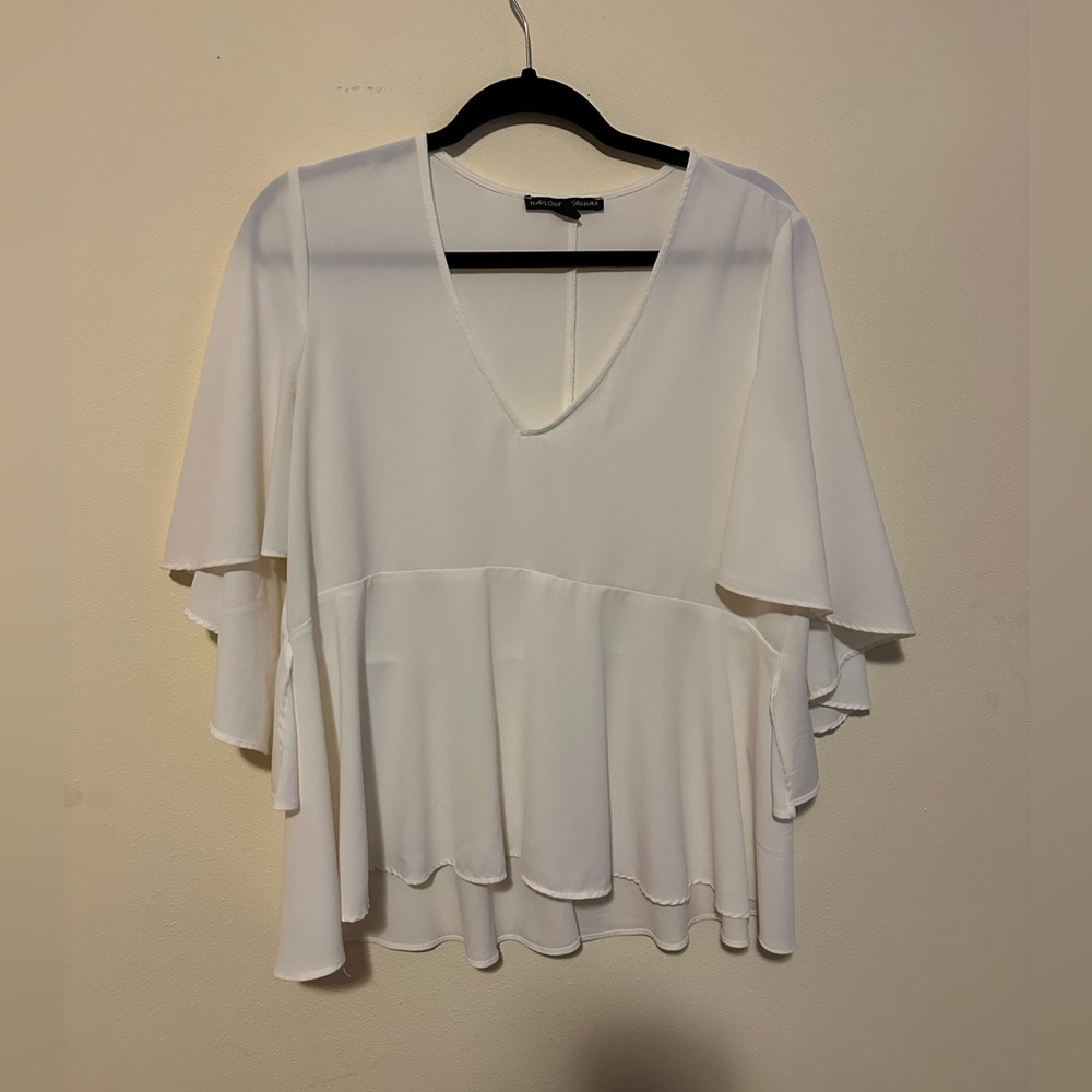 White Sheer Blouse